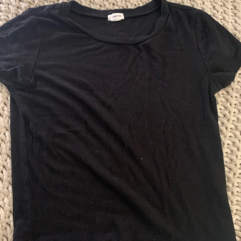 Garage Black Short Sleeve Tee